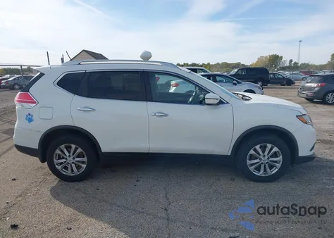 2016 Nissan Rogue Sv из США, поврежденный, VIN KNMAT2MV7GP626465